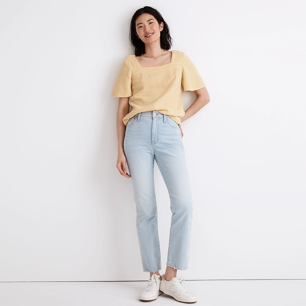 Madewell - Slim Demi-Boot Jeans in Bellmeade Wash